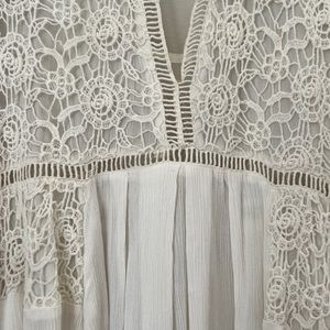 Free people lace white dress